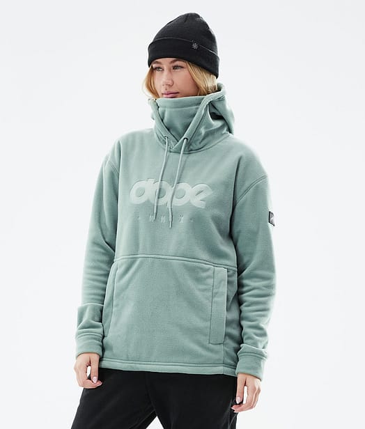 Dope Cozy II W 2021 Fleece Hoodie Women Faded Green