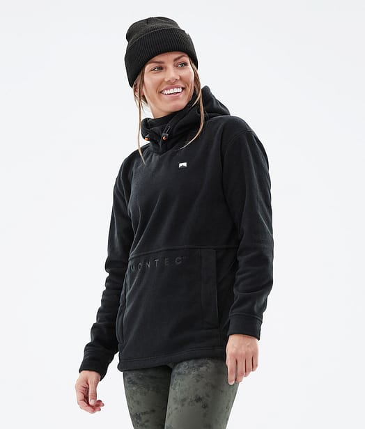 Montec Delta W 2021 Fleece-hoodie Dame Black