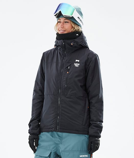 Montec Toasty W 60Gsm Chaqueta Capa Intermedia de Esquí Mujer Black