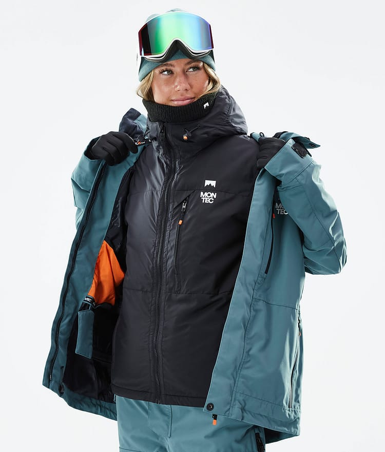 Montec Toasty W 60Gsm Chaqueta Capa Intermedia de Esquí Mujer Black, Imagen 2 de 10