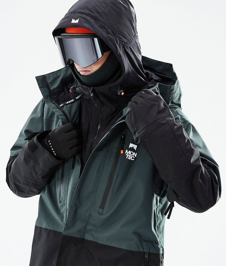 Montec Toasty 60Gsm Bunda střední vrstvy Lyžařský Pánské Black, Obrázek 4 z 10