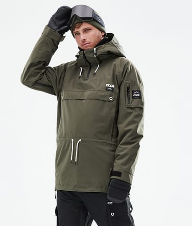 Dope Annok 2021 Lyžařská Bunda Pánské Olive Green