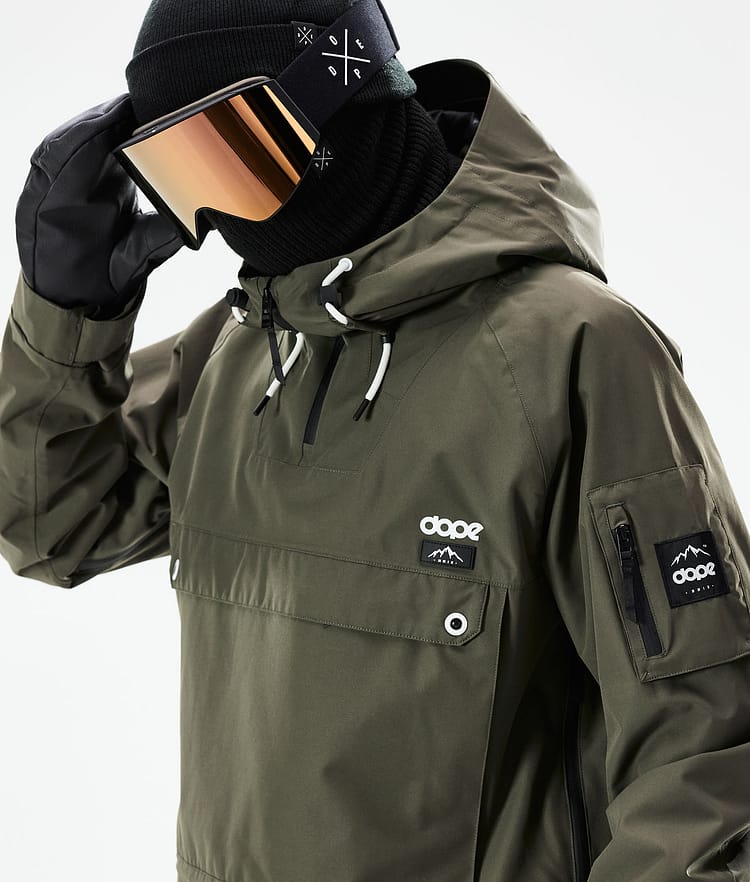 Dope Annok 21 Bunda na Snowboard Pánské Olive Green Renewed, Obrázek 2 z 10