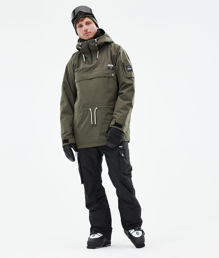 Dope Annok 21 Kurtka Narciarska Mężczyźni Olive Green, Zdjęcie 4 z 10