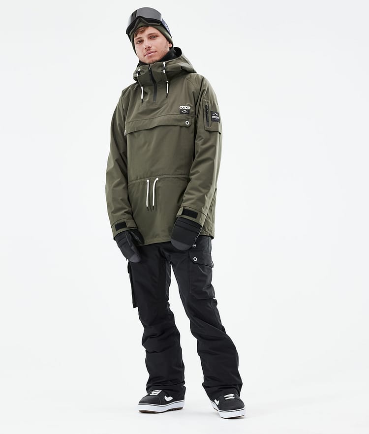 Dope Annok 21 Bunda na Snowboard Pánské Olive Green Renewed, Obrázek 4 z 10