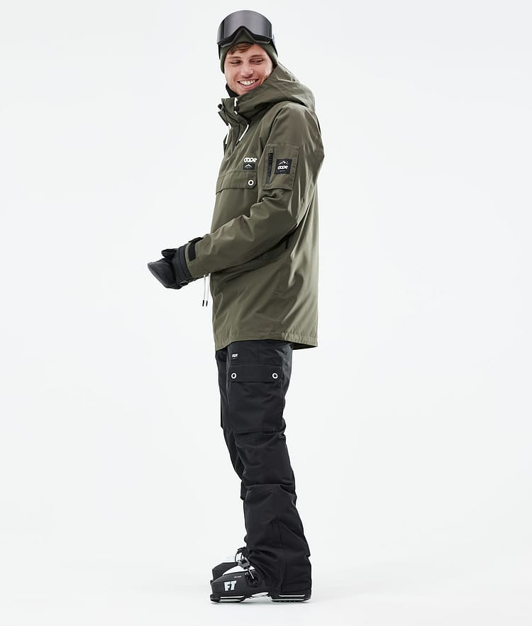 Dope Annok 21 Kurtka Narciarska Mężczyźni Olive Green, Zdjęcie 5 z 10