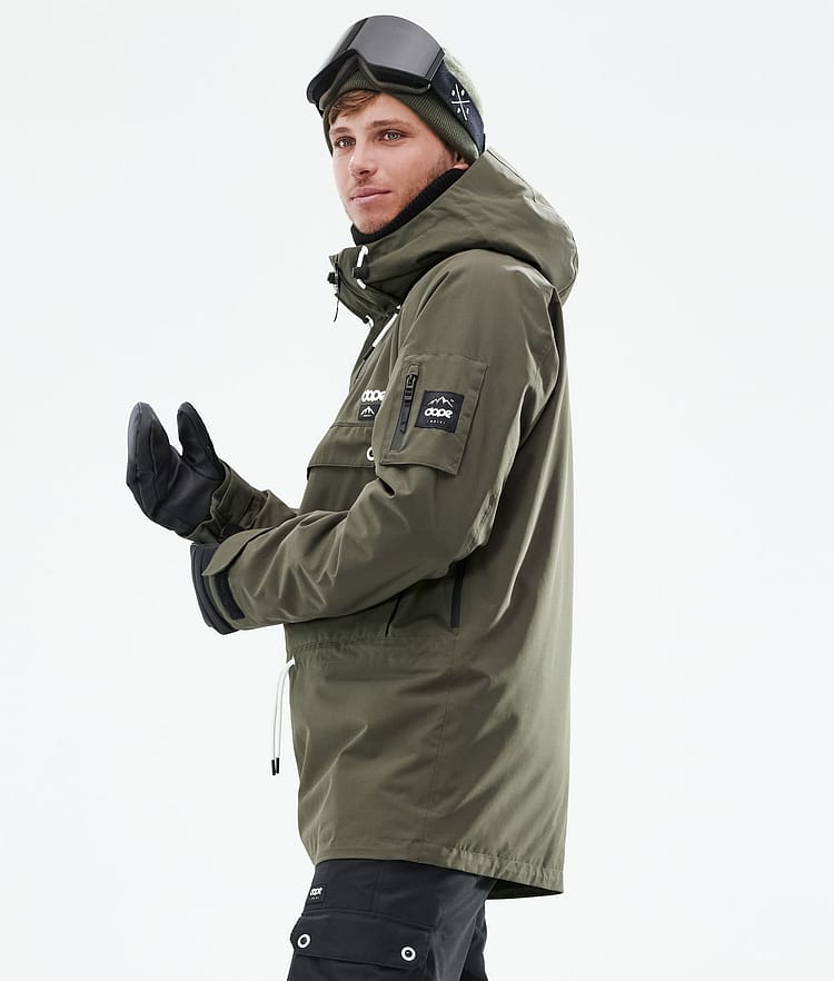 Dope Annok 21 Bunda na Snowboard Pánské Olive Green Renewed, Obrázek 7 z 10