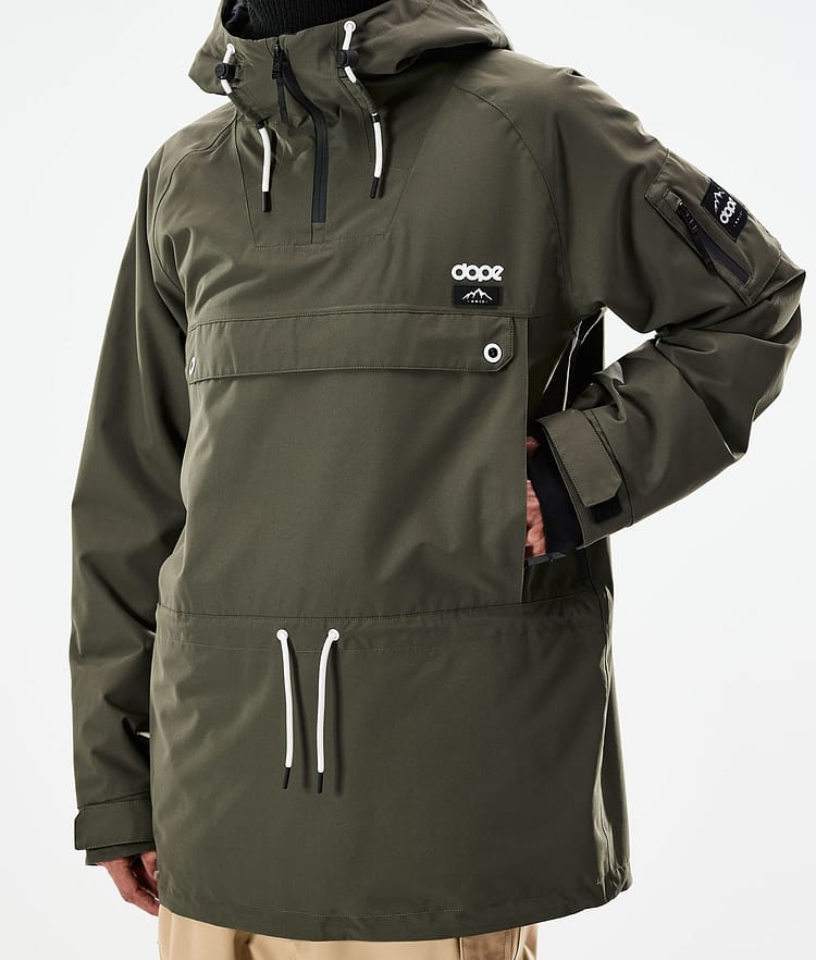 Dope Annok 21 Bunda na Snowboard Pánské Olive Green Renewed, Obrázek 9 z 10