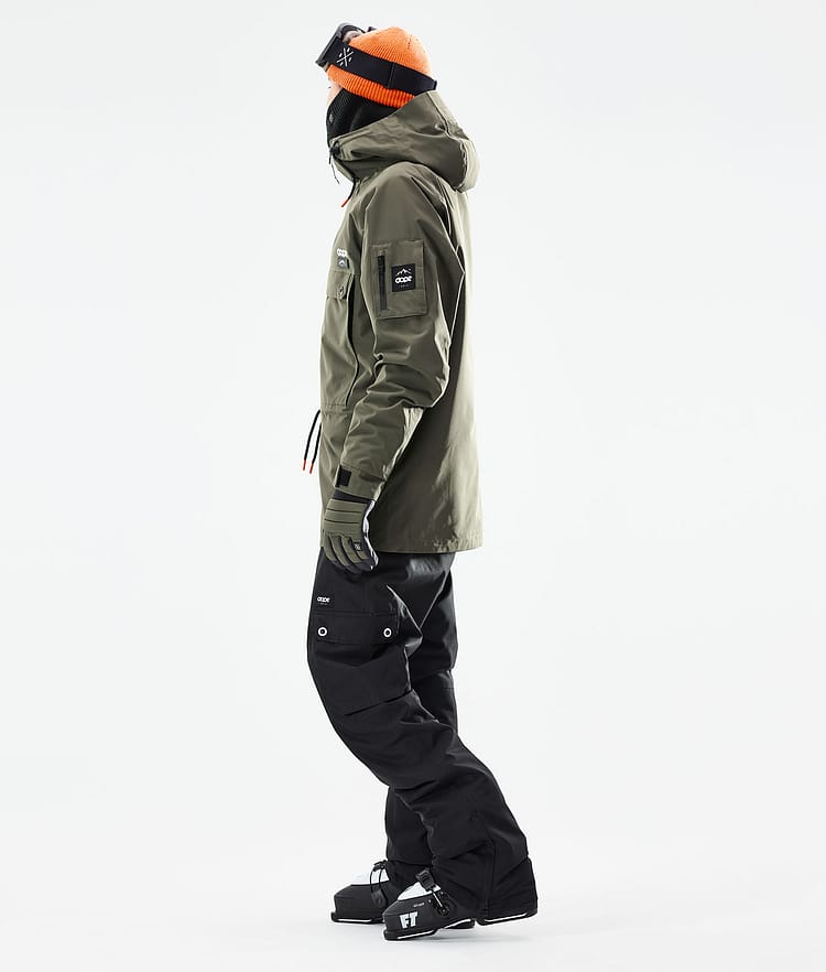 Dope Annok 21 Kurtka Narciarska Mężczyźni Olive Green/Black, Zdjęcie 5 z 10