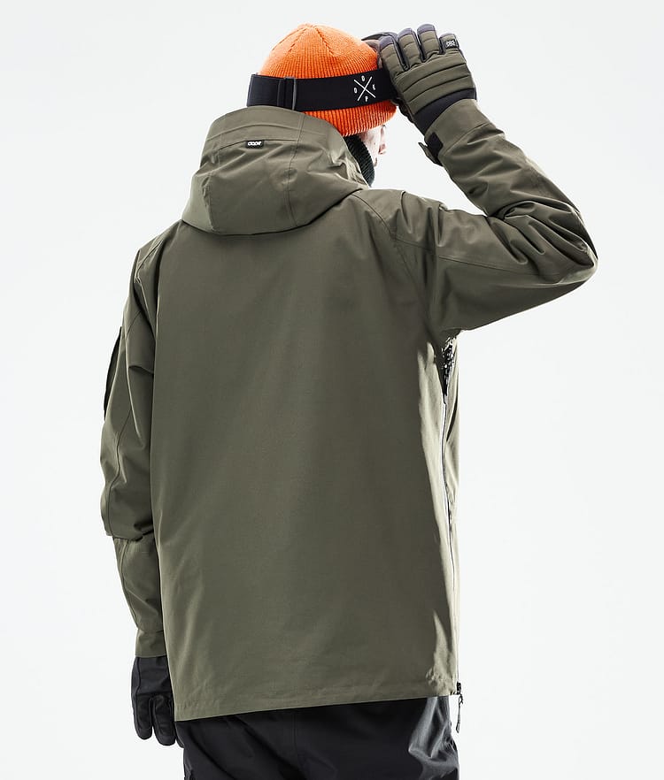 Dope Annok 21 Kurtka Narciarska Mężczyźni Olive Green/Black, Zdjęcie 8 z 10