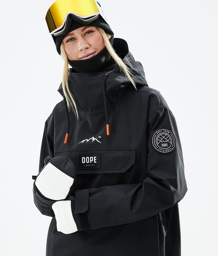 Dope Blizzard W 21 Kurtka Snowboardowa Kobiety Black, Zdjęcie 2 z 10