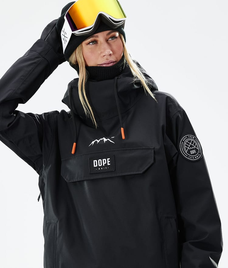 Dope Blizzard W 21 Kurtka Snowboardowa Kobiety Black, Zdjęcie 3 z 10