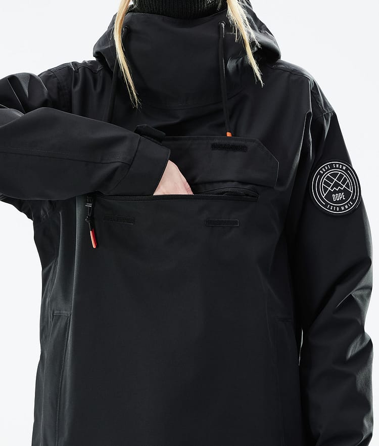 Dope Blizzard W 21 Kurtka Snowboardowa Kobiety Black, Zdjęcie 10 z 10