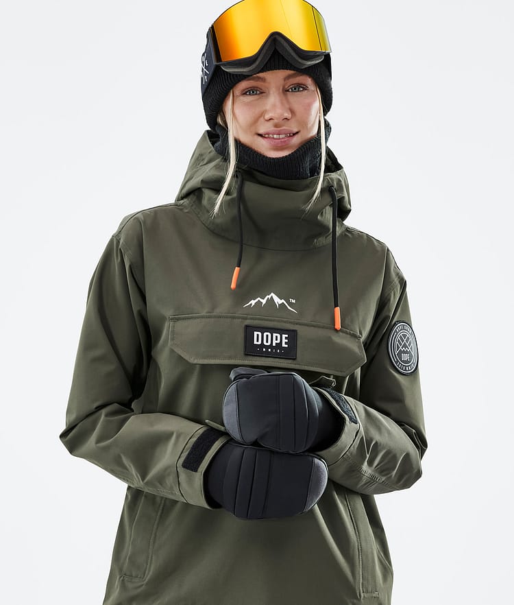 Dope Blizzard W 21 Bunda na Snowboard Dámské Olive Green, Obrázek 2 z 9