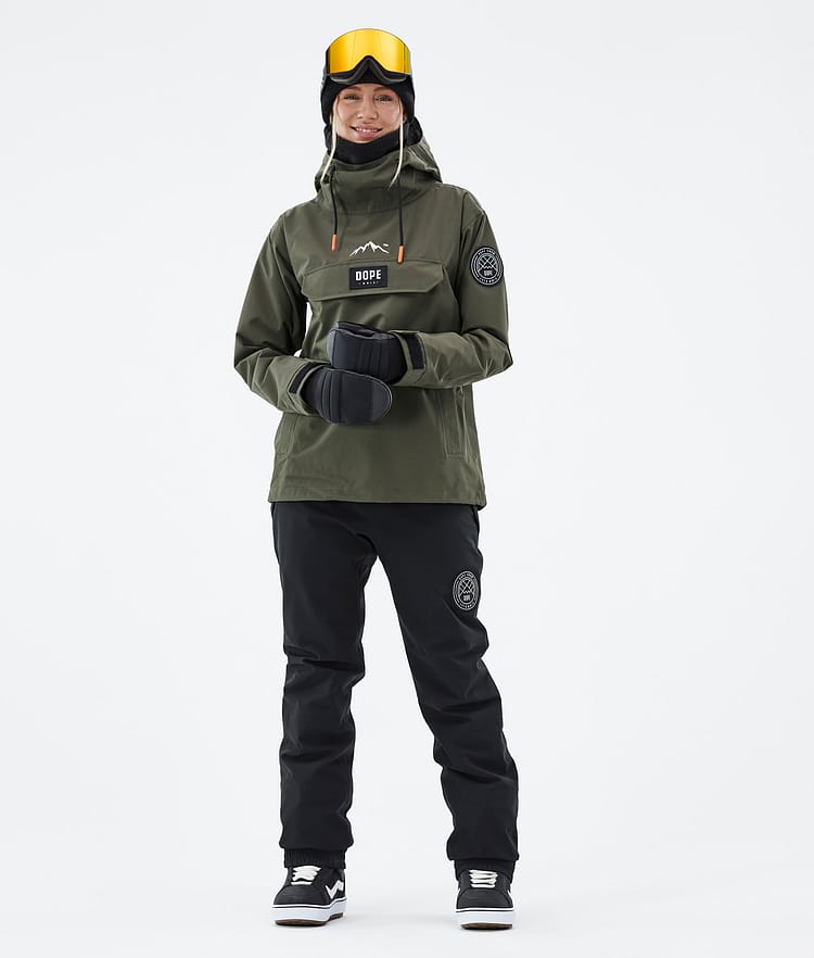 Dope Blizzard W 21 Bunda na Snowboard Dámské Olive Green, Obrázek 3 z 9