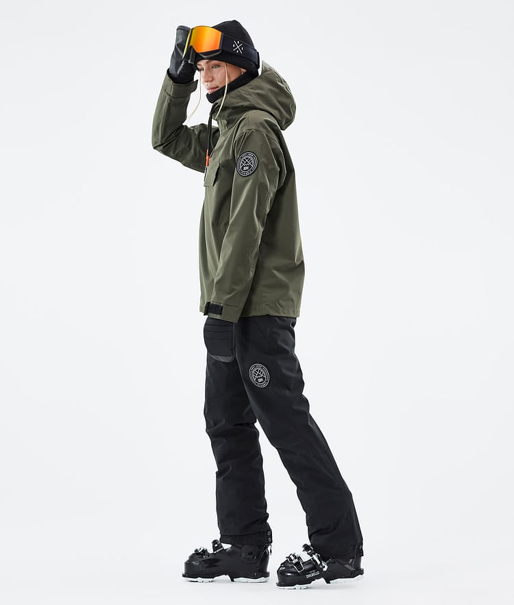 Dope Blizzard W 21 Lyžařská Bunda Dámské Olive Green, Obrázek 4 z 9