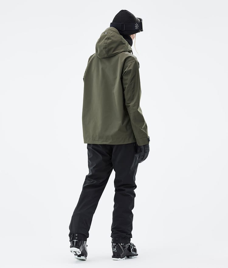 Dope Blizzard W 21 Lyžařská Bunda Dámské Olive Green, Obrázek 5 z 9