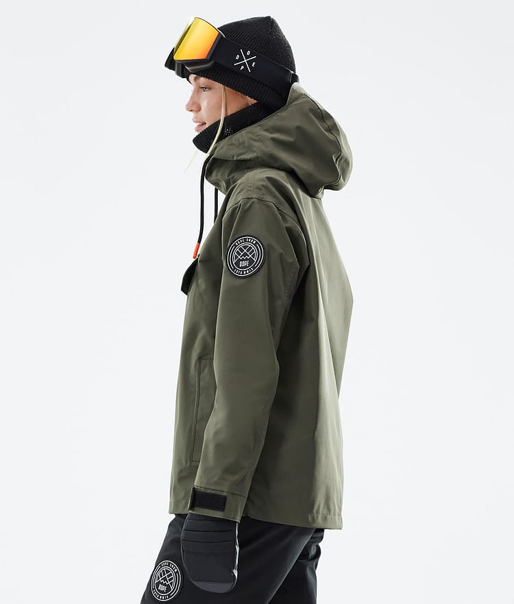 Dope Blizzard W 21 Lyžařská Bunda Dámské Olive Green, Obrázek 6 z 9