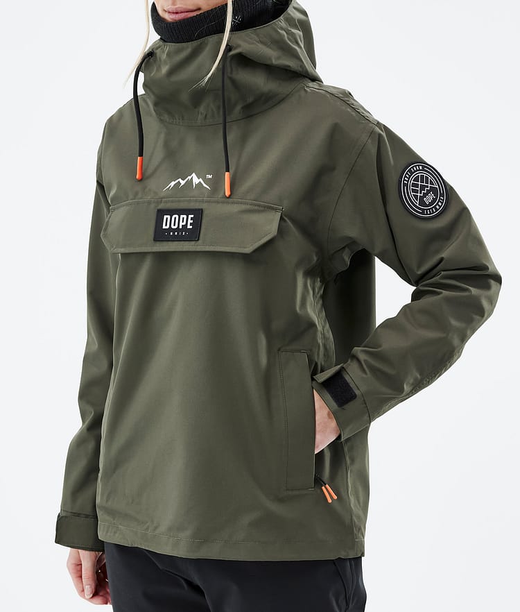 Dope Blizzard W 21 Lyžařská Bunda Dámské Olive Green, Obrázek 8 z 9