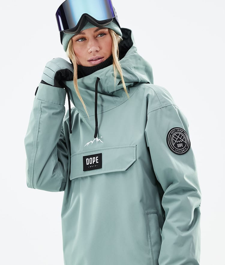 Dope Blizzard W 21 Lyžařská Bunda Dámské Faded Green, Obrázek 2 z 10