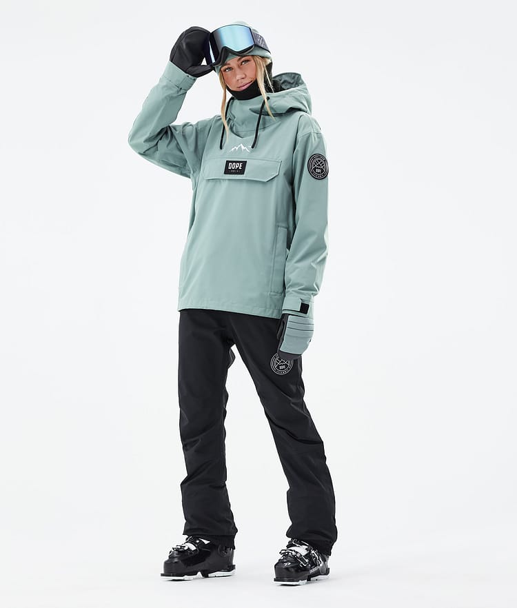 Dope Blizzard W 21 Lyžařská Bunda Dámské Faded Green, Obrázek 4 z 10