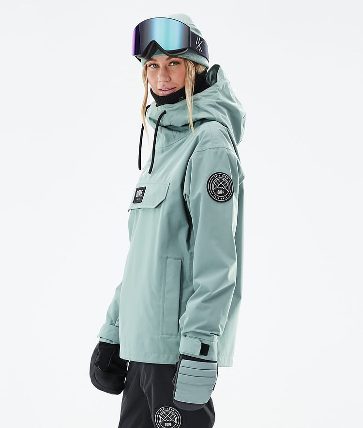 Dope Blizzard W 21 Bunda na Snowboard Dámské Faded Green, Obrázek 7 z 10