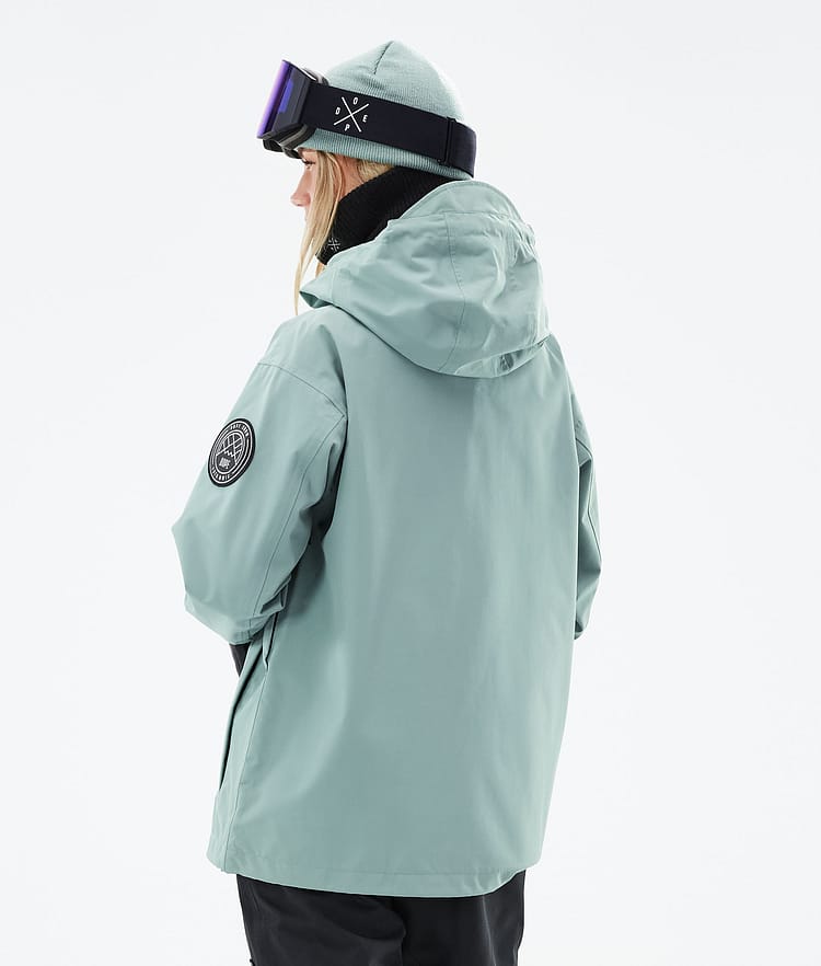 Dope Blizzard W 21 Bunda na Snowboard Dámské Faded Green, Obrázek 8 z 10