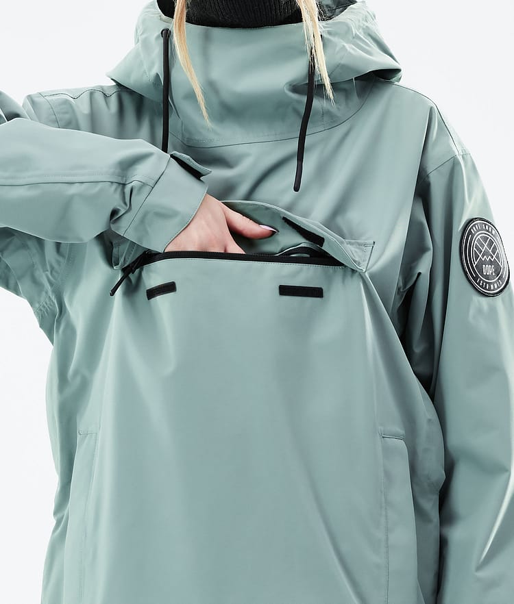 Dope Blizzard W 21 Bunda na Snowboard Dámské Faded Green, Obrázek 10 z 10