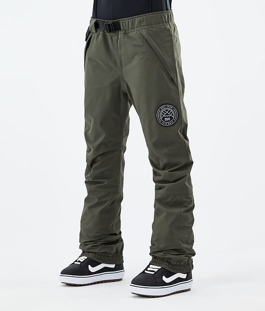 Dope Blizzard W 2021 Kalhoty na Snowboard Dámské Olive Green