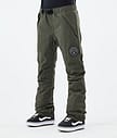 Dope Blizzard W 2021 Snowboard Pants Women Olive Green