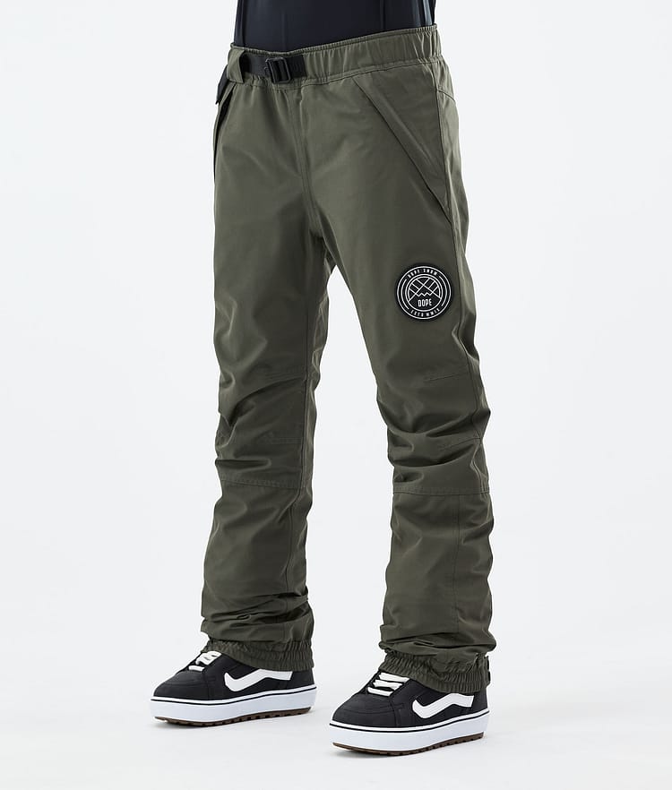 Dope Blizzard W 21 Kalhoty na Snowboard Dámské Olive Green, Obrázek 1 z 4
