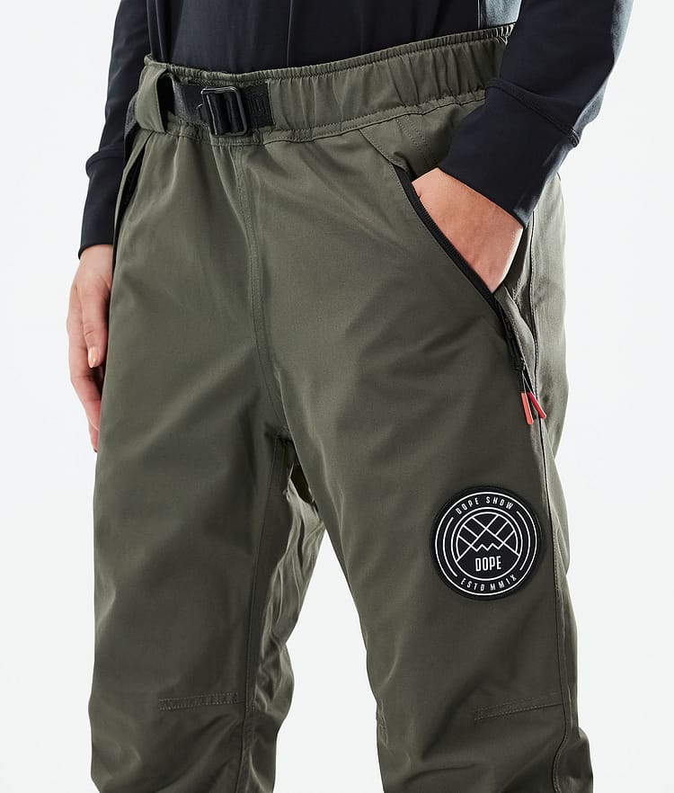 Dope Blizzard W 21 Pantalones Esquí Mujer Olive Green, Imagen 4 de 4