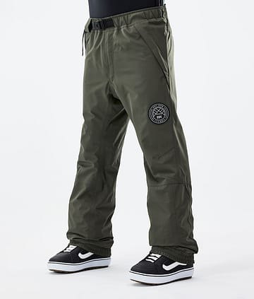 Dope Blizzard 21 Kalhoty na Snowboard Pánské Olive Green