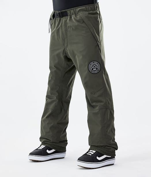 Dope Blizzard 21 Kalhoty na Snowboard Pánské Olive Green
