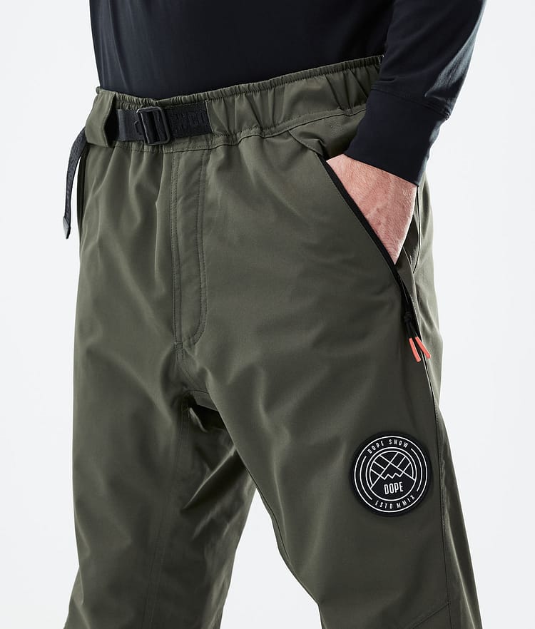 Dope Blizzard 21 Lyžařské Kalhoty Pánské Olive Green, Obrázek 4 z 4
