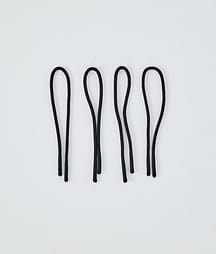 Dope Round Zip Puller String Pezzi di ricambio Black/Black Tip