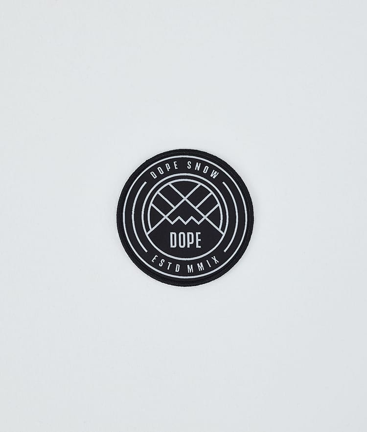 Dope Round Patch Dope Replacement Parts Black/White Logo, Image 1 of 1