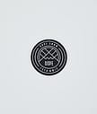 Dope Round Patch Dope Replacement Parts Men Black/White Logo