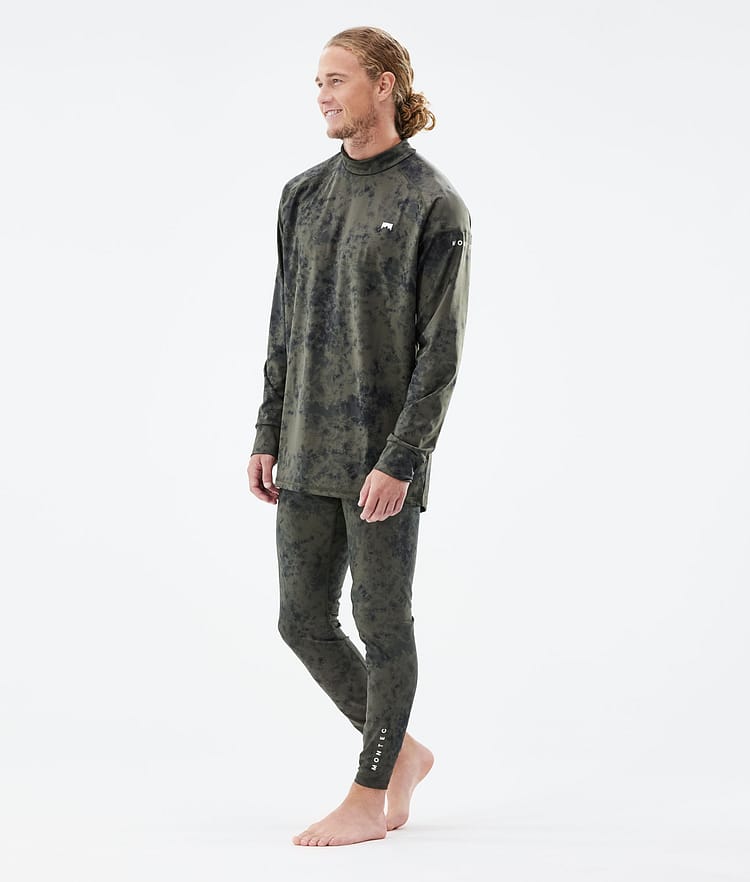 Montec Zulu Camiseta Térmica Hombre Olive Green Tiedye, Imagen 3 de 6