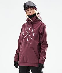Dope Yeti W 21 Lyžařská Bunda Dámské 2X-Up Burgundy