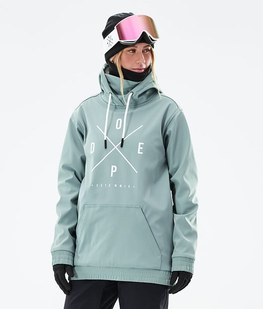Dope Yeti W 21 Lyžařská Bunda Dámské 2X-Up Faded Green