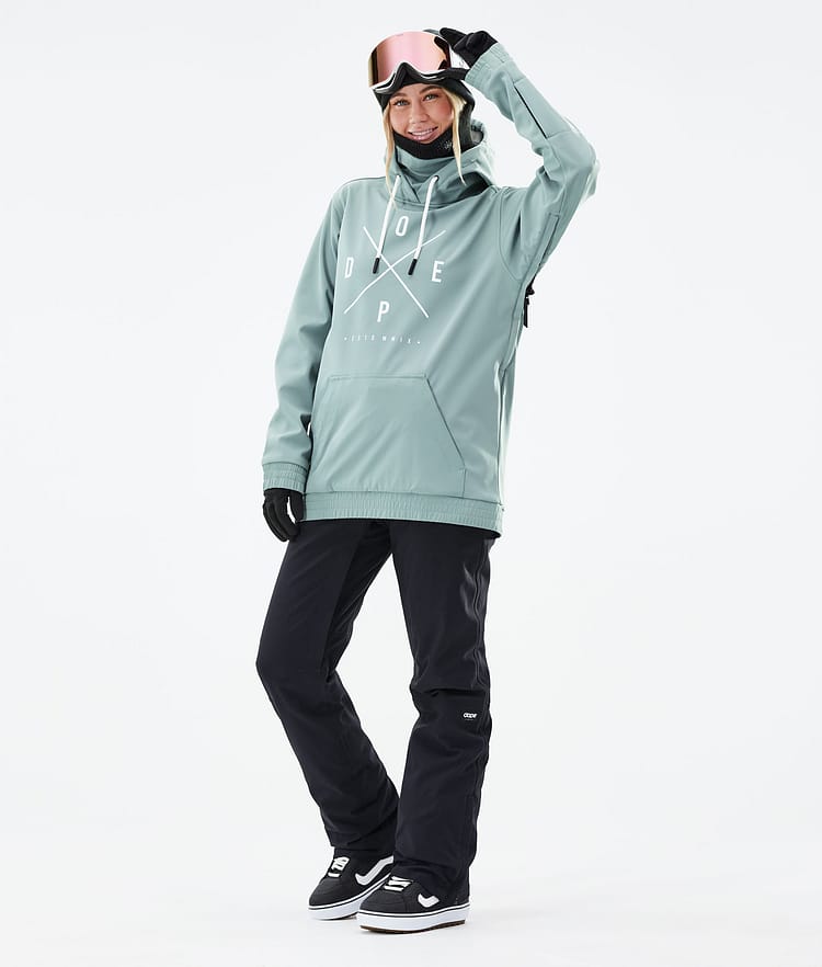 Dope Yeti W 21 Bunda na Snowboard Dámské 2X-Up Faded Green Renewed, Obrázek 3 z 8