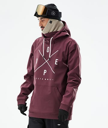 Dope Yeti 21 Bunda na Snowboard Pánské 2X-Up Burgundy