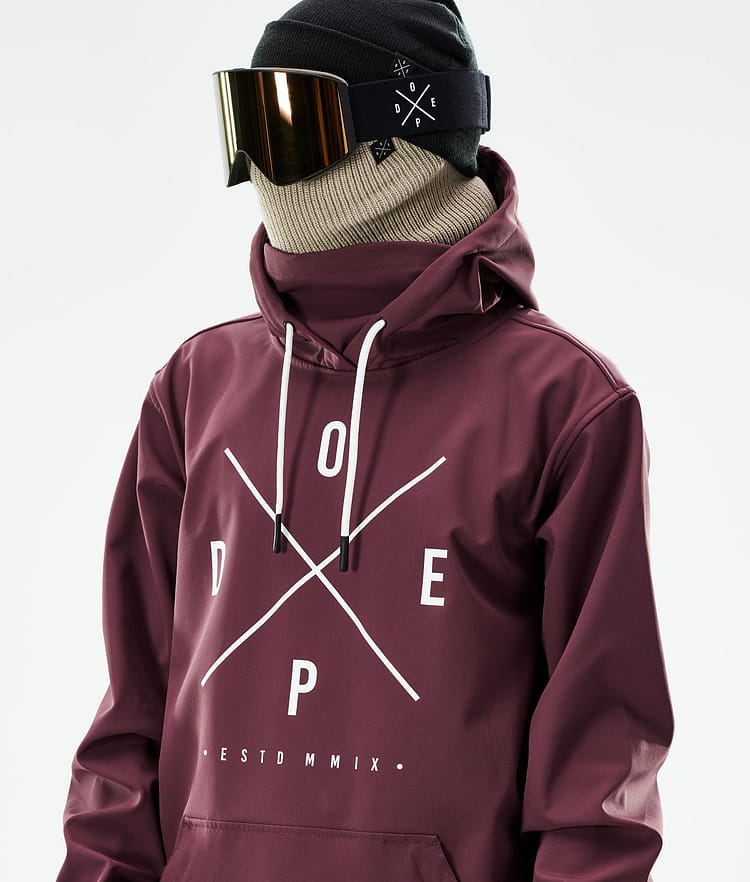 Dope Yeti 21 Kurtka Snowboardowa Mężczyźni 2X-Up Burgundy, Zdjęcie 3 z 9