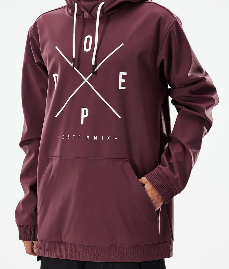 Dope Yeti 21 Kurtka Snowboardowa Mężczyźni 2X-Up Burgundy, Zdjęcie 9 z 9