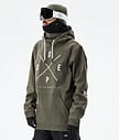 Dope Yeti 21 Kurtka Snowboardowa Mężczyźni 2X-Up Olive Green