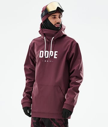 Dope Yeti 21 Bunda na Snowboard Pánské Capital Burgundy