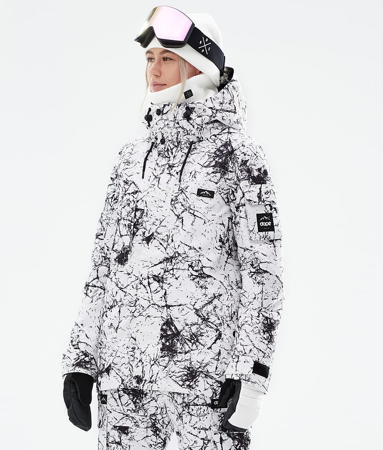 Dope Adept W 2021 Snowboardjakke Dame Rock, Billede 1 af 11