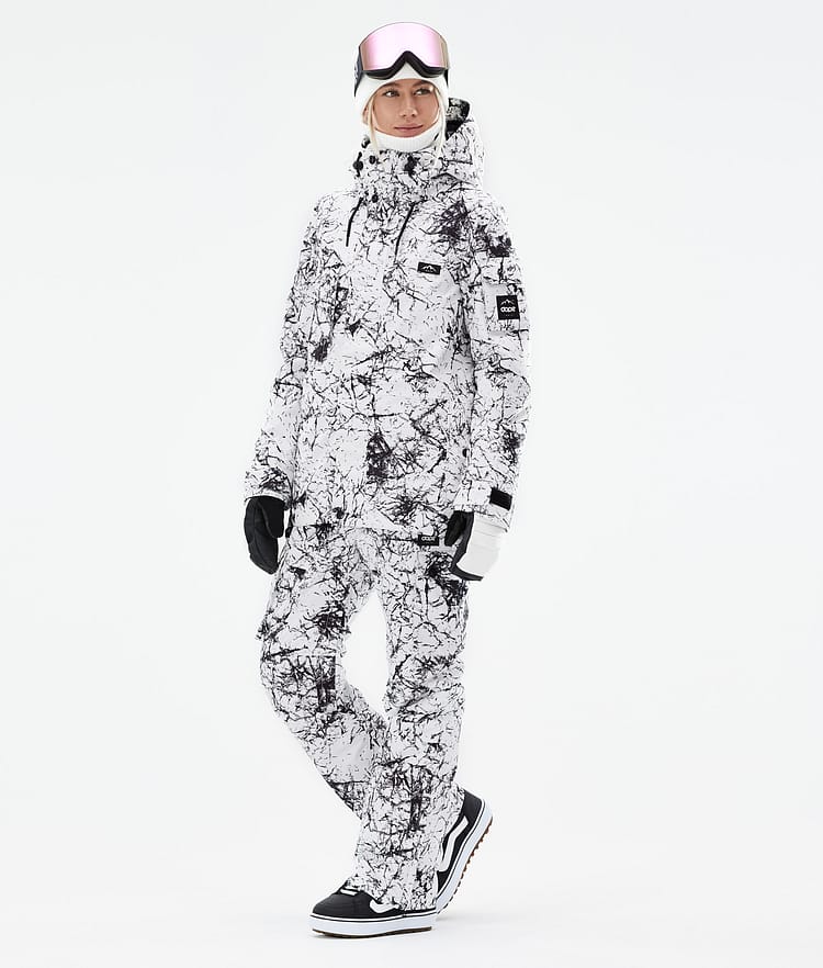 Dope Adept W 2021 Snowboardjakke Dame Rock, Billede 4 af 11