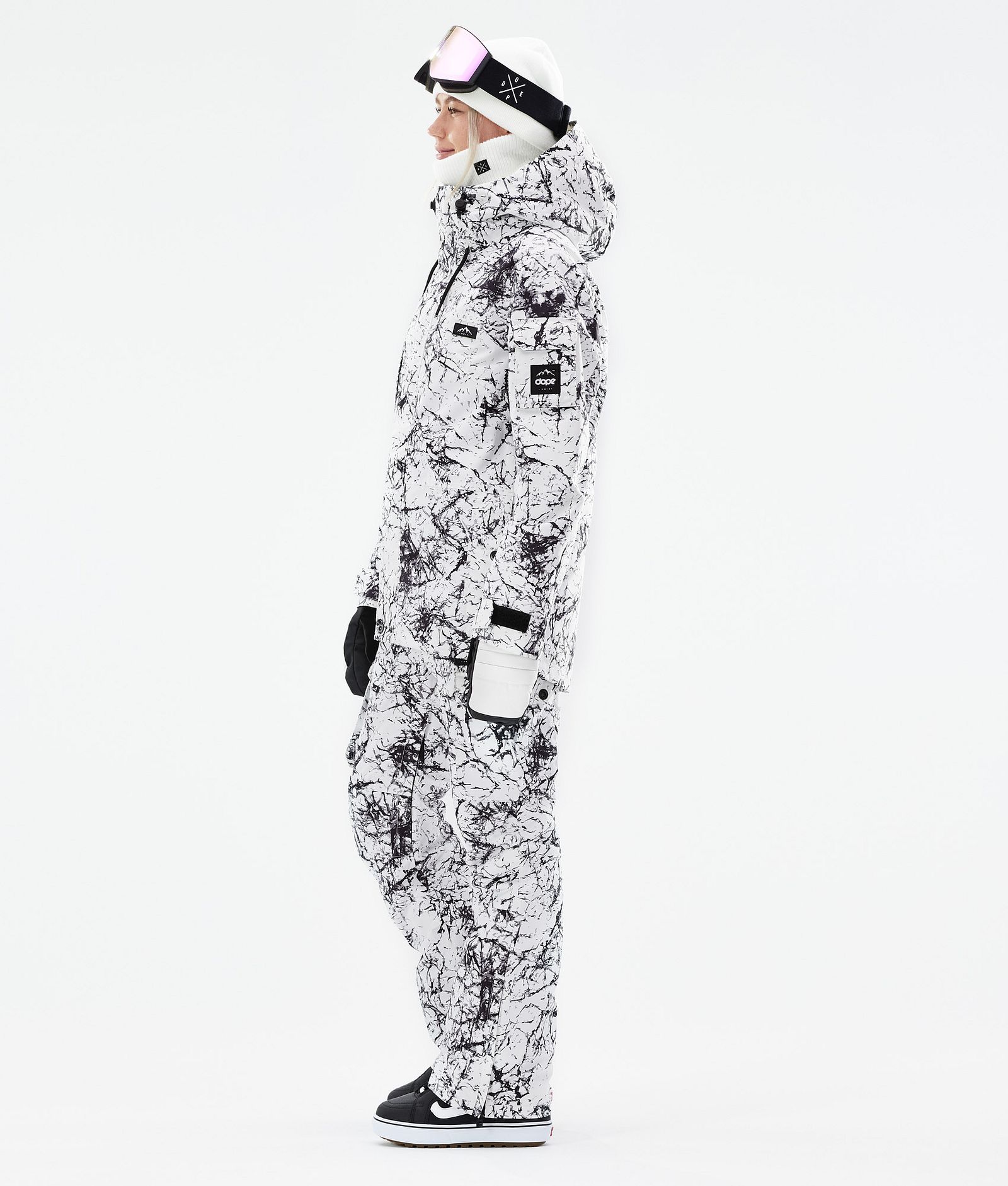 Dope Adept W 2021 Snowboardjakke Dame Rock, Billede 5 af 11